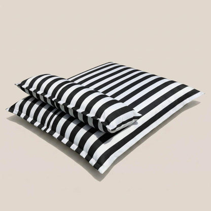 Pouf Piscine Rayé Confort Absolu - Housse 140x180cm