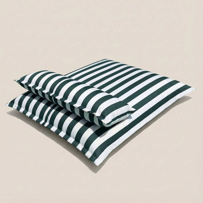 Pouf Piscine Rayé Confort Absolu - Housse 140x180cm