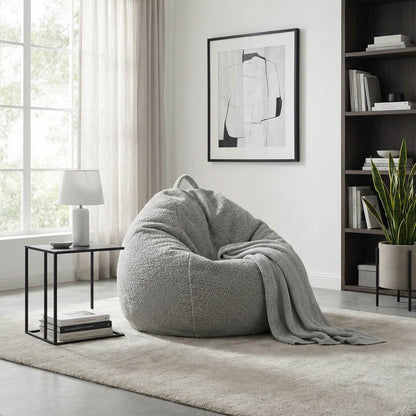 Pouf Poire Doux FLOW - Confort & Style Salon