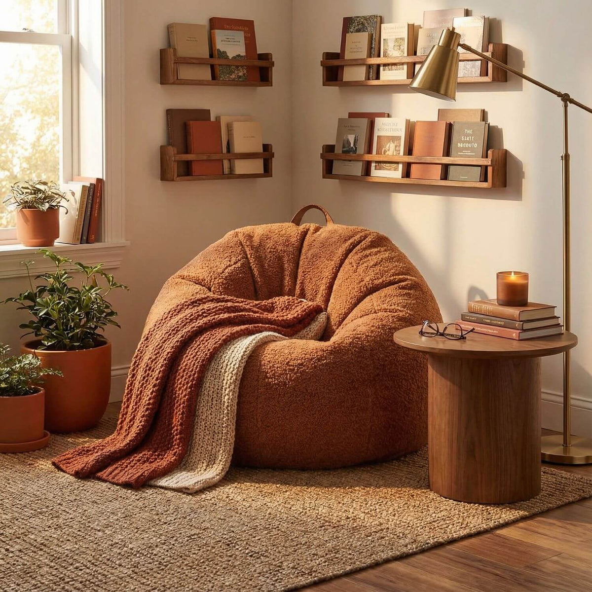 Pouf Poire Doux FLOW - Confort & Style Salon