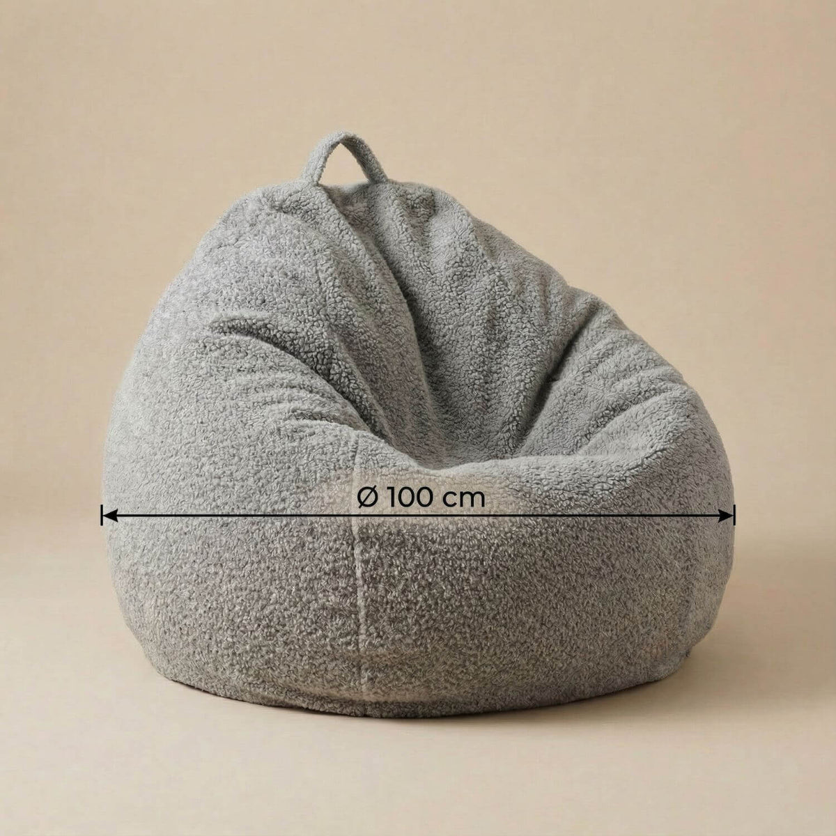 Pouf Poire Doux FLOW - Confort & Style Salon