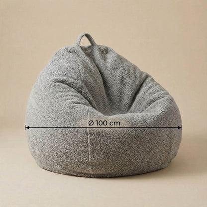 Pouf Poire Doux FLOW - Confort & Style Salon
