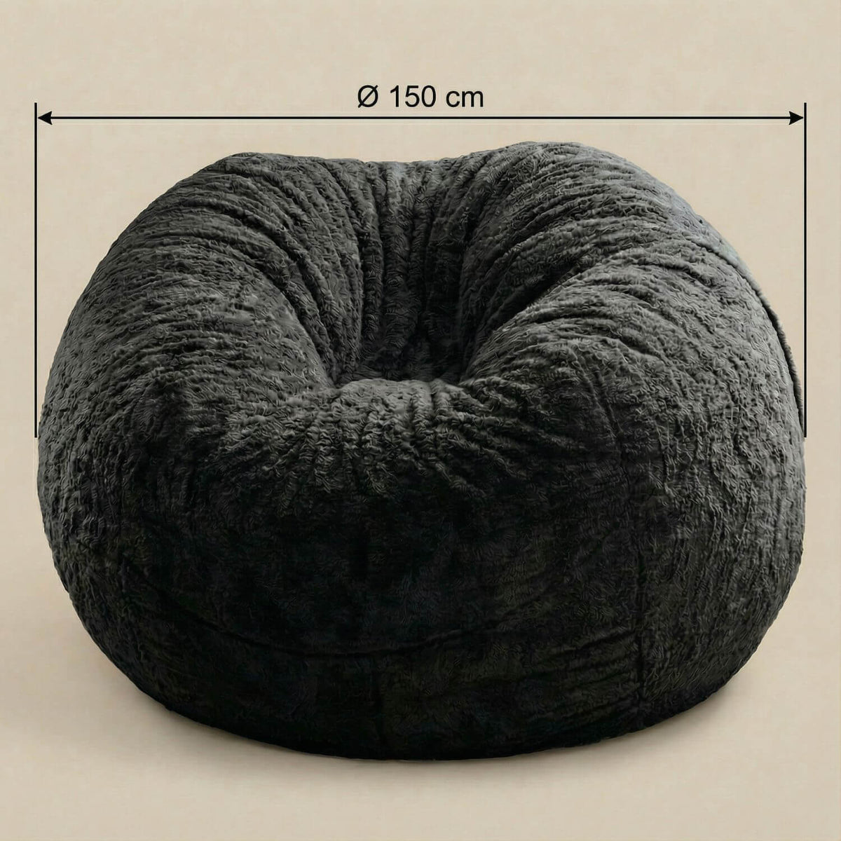Pouf Poire Géant XXL Confortable et Personnalisable