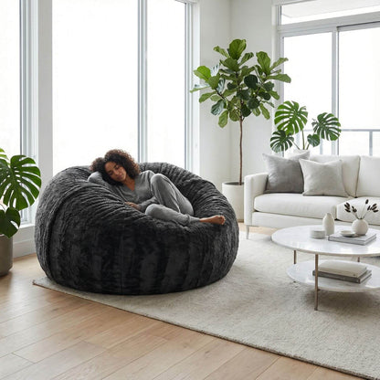 Pouf Poire Géant XXL Confortable et Personnalisable