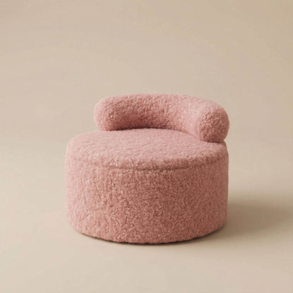 Pouf Bouclette Design avec Rangement - Confort & Style