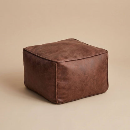 Pouf Cube Design Cuir Personnalisable