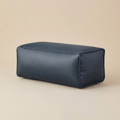 Pouf Rectangulaire en Cuir Modulable