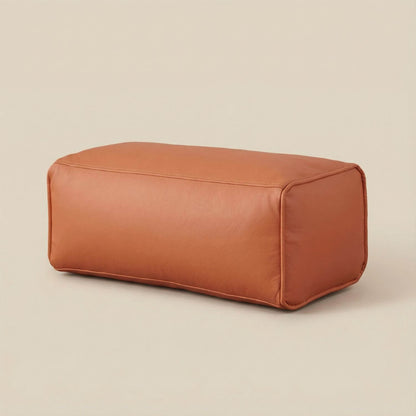 Pouf Rectangulaire en Cuir Modulable