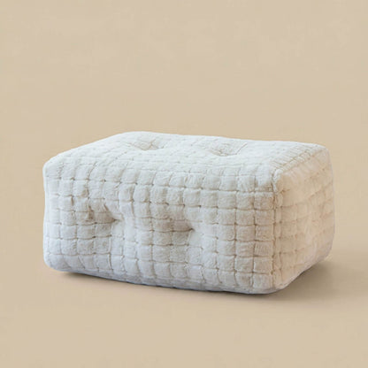 Pouf Repose-Pied Doux Beige