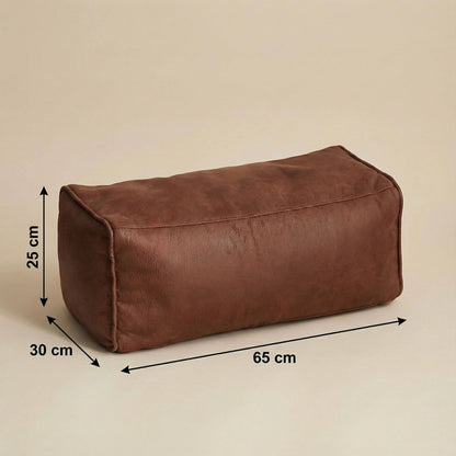 Pouf Repose-Pieds Rectangulaire Simili Cuir Personnalisable