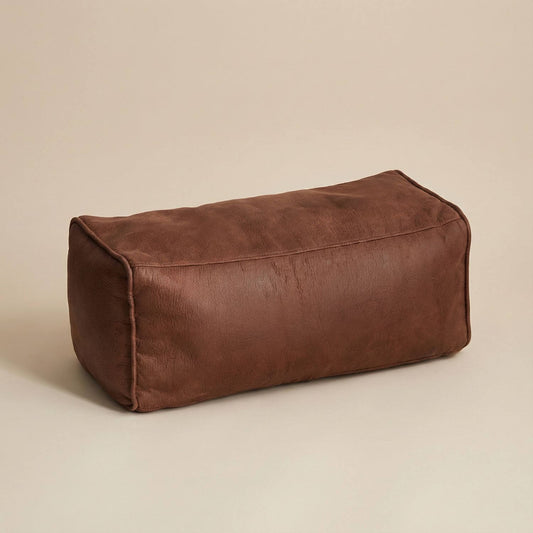 Pouf Repose-Pieds Rectangulaire Simili Cuir Personnalisable