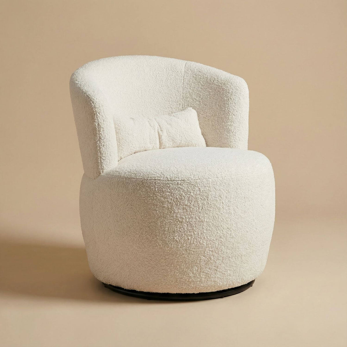 Pouf Rond Bouclette Confort & Design