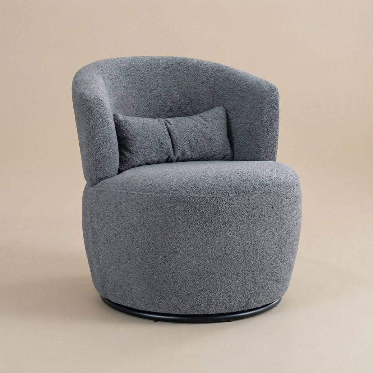 Pouf Rond Bouclette Confort & Design