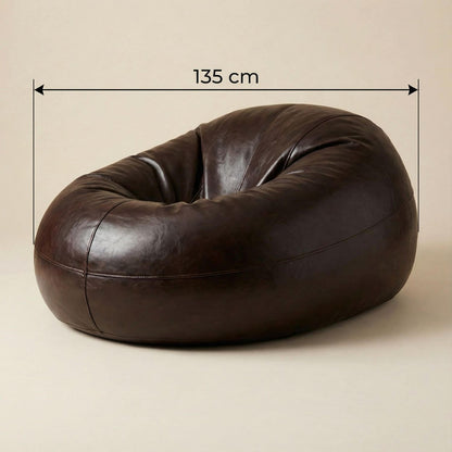 Pouf Rond Cuir Personnalisable - Confort & Élégance