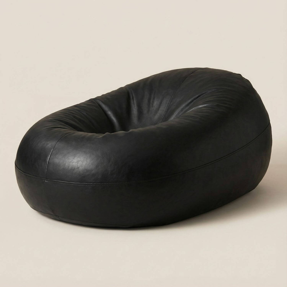Pouf Rond Cuir Personnalisable - Confort & Élégance