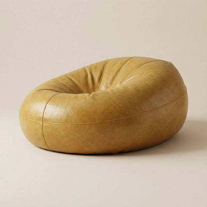 Pouf Rond Cuir Personnalisable - Confort & Élégance