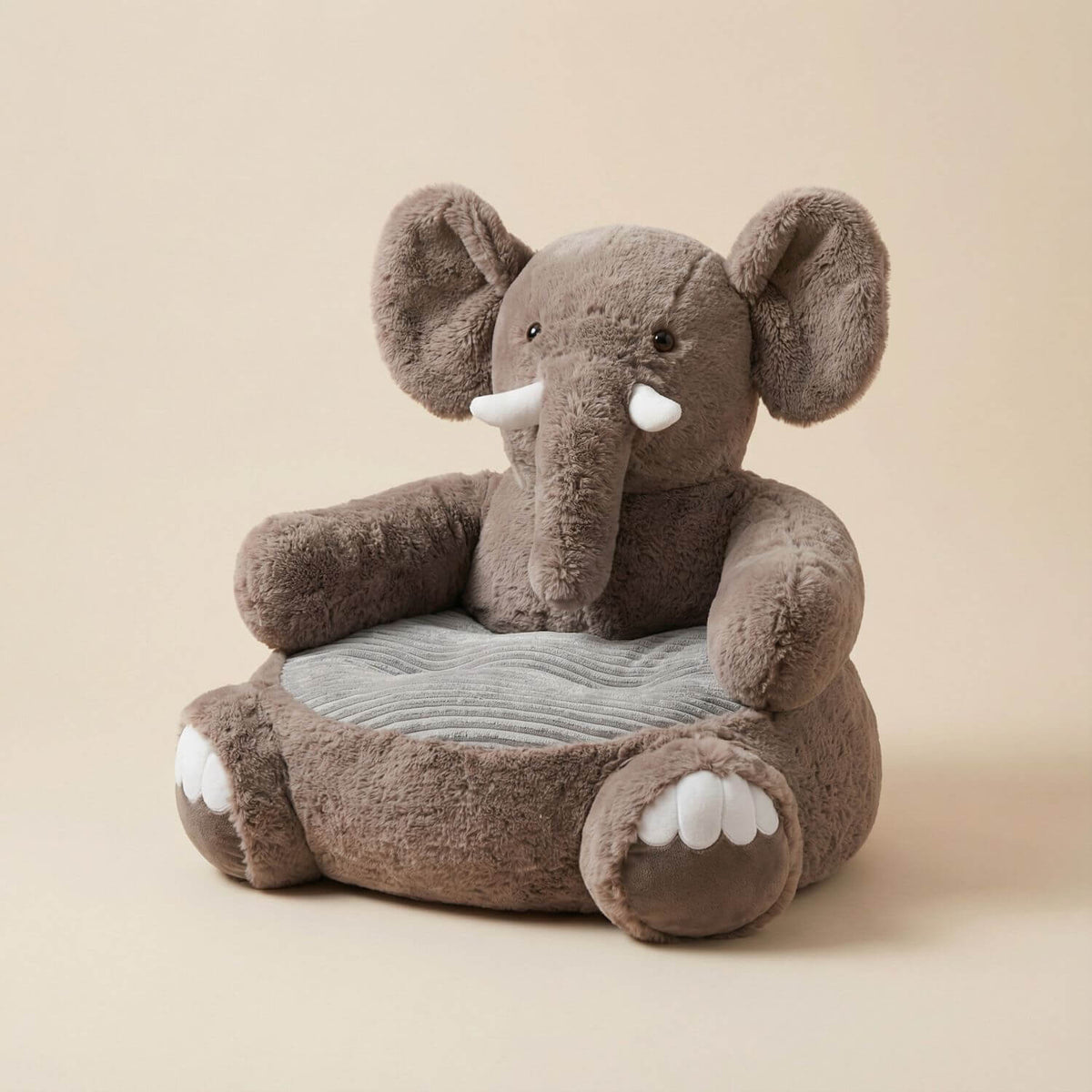 Pouf enfant éléphant moelleux et confortable
