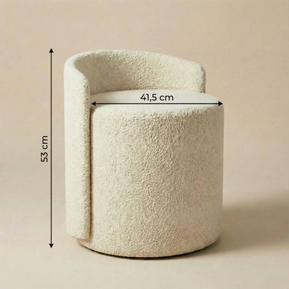 Pouf Tabouret STOOLY Bouclette Salon