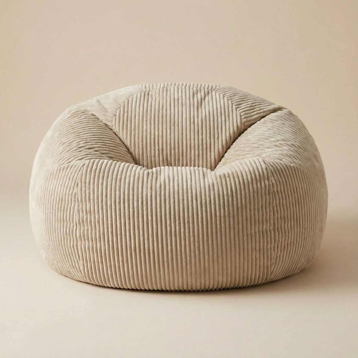 Pouf Côtelé Velours FLOW - Confort & Style