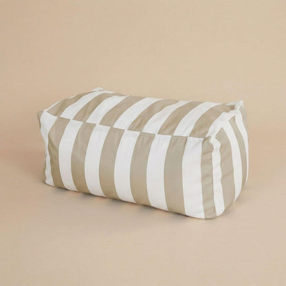 Pouf Extérieur Rectangulaire Solis - Housse Imperméable & Remplissage Inclus