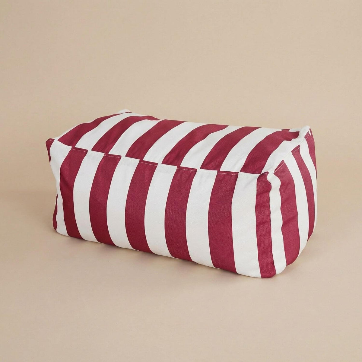 Pouf Extérieur Rectangulaire Solis - Housse Imperméable & Remplissage Inclus