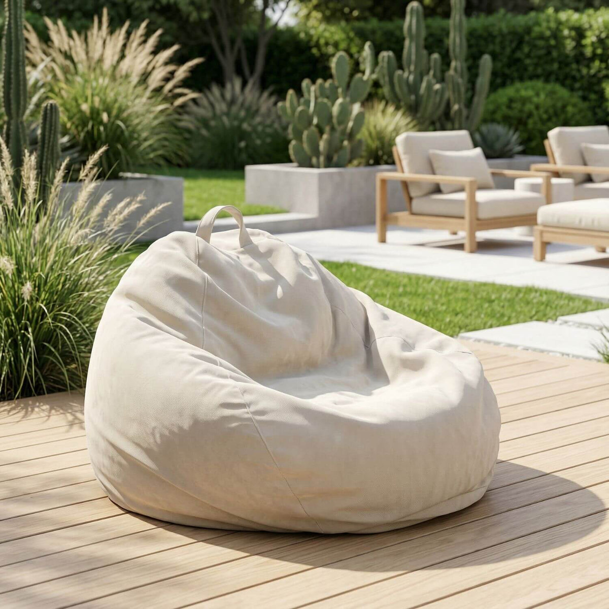 Pouf Poire de Jardin SOLIS - Confort Personnalisé Extérieur