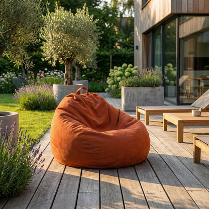 Pouf Poire de Jardin SOLIS - Confort Personnalisé Extérieur