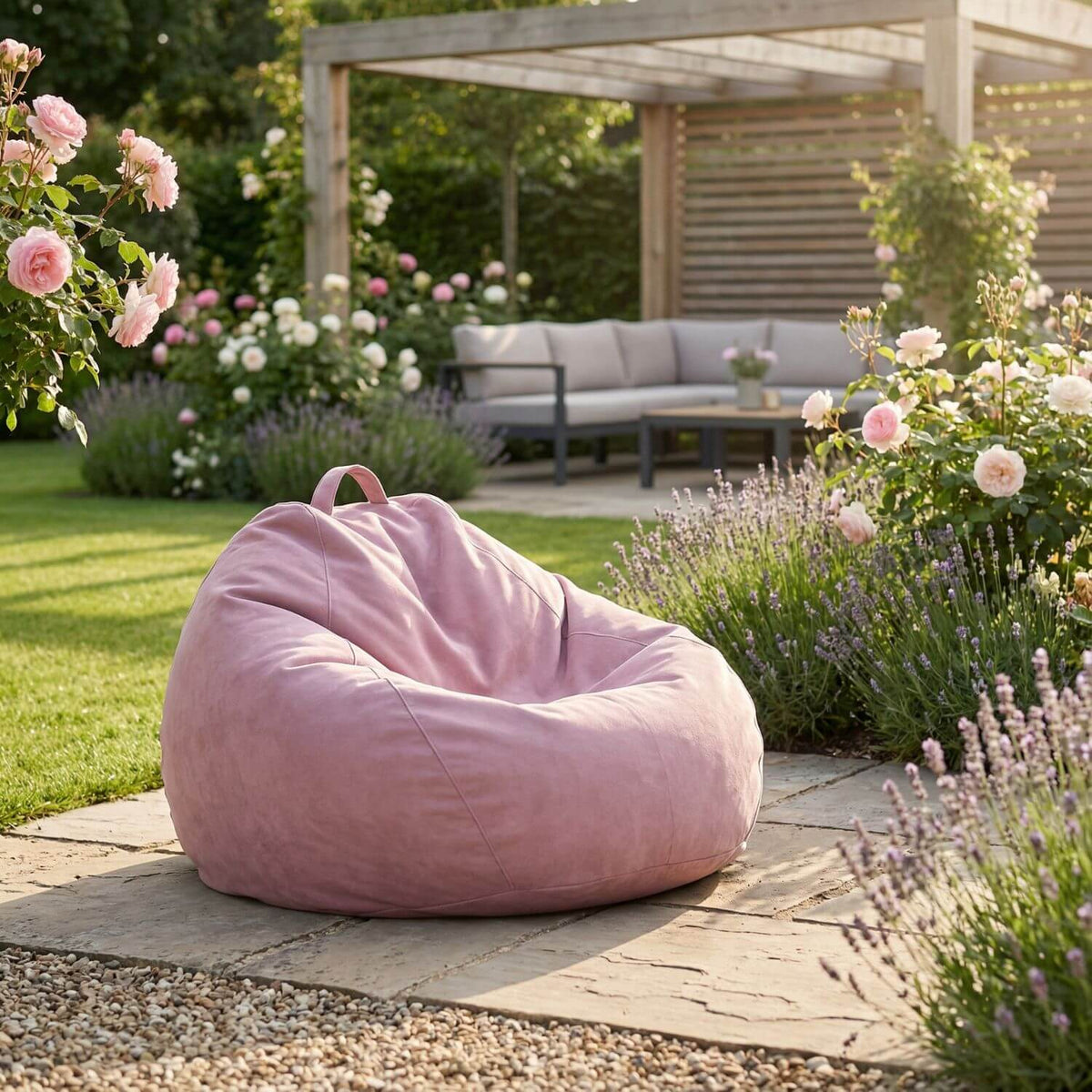 Pouf Poire de Jardin SOLIS - Confort Personnalisé Extérieur